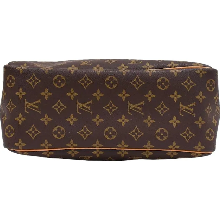 699509AM (S6) Louis Vuitton Satchel Bag Deauville Brown Monogram