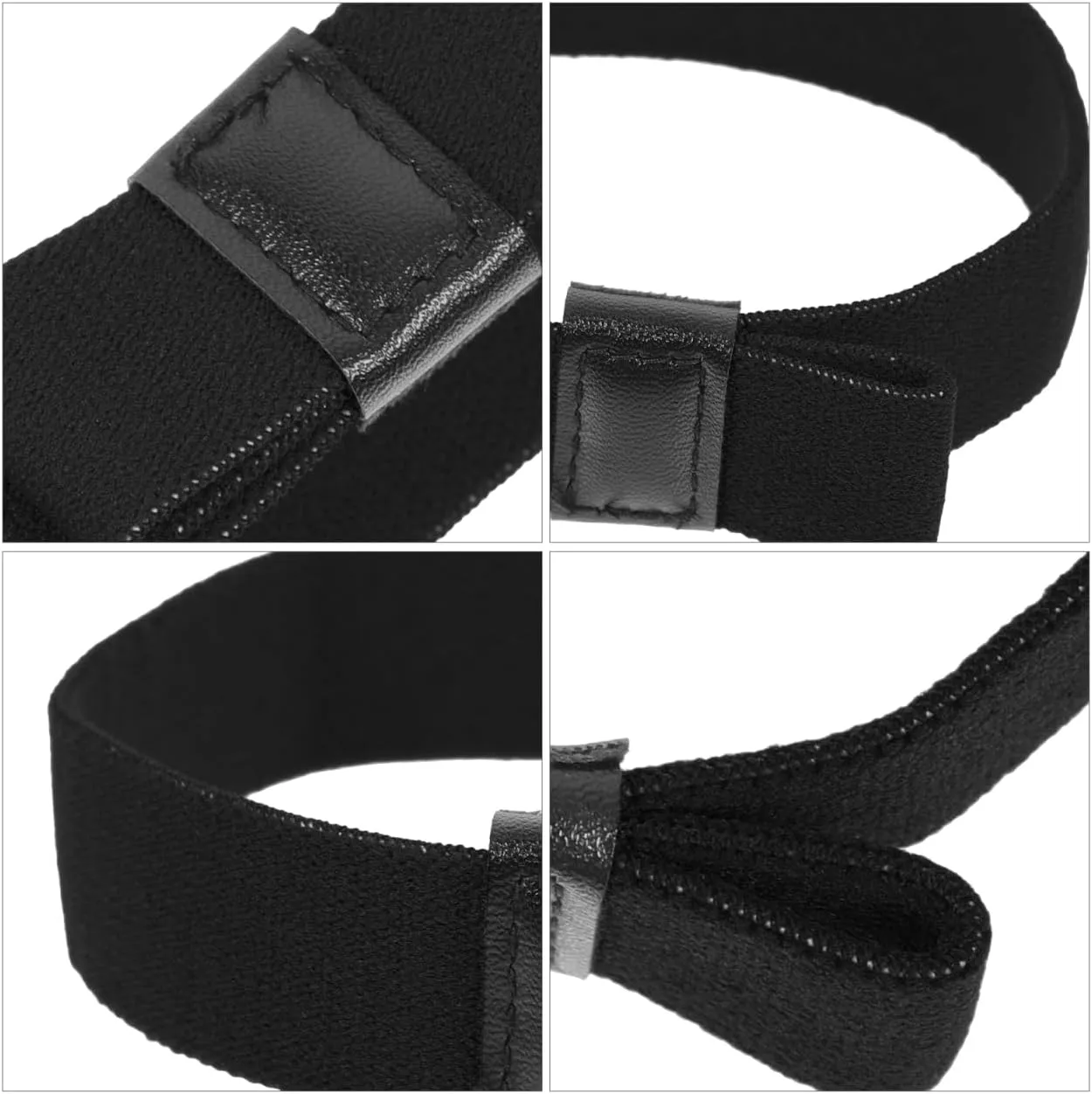 6Pcs Black Elastic Straps Adjustable Lunch Box Bands for Fixing Bento Containers Ideal for Picnic and Travel