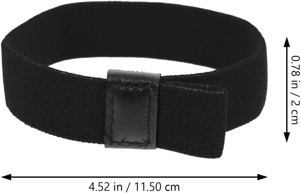 6Pcs Black Elastic Straps Adjustable Lunch Box Bands for Fixing Bento Containers Ideal for Picnic and Travel