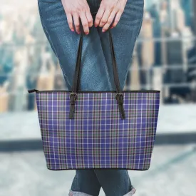 Alexander of Menstry Tartan Leather Tote Bag