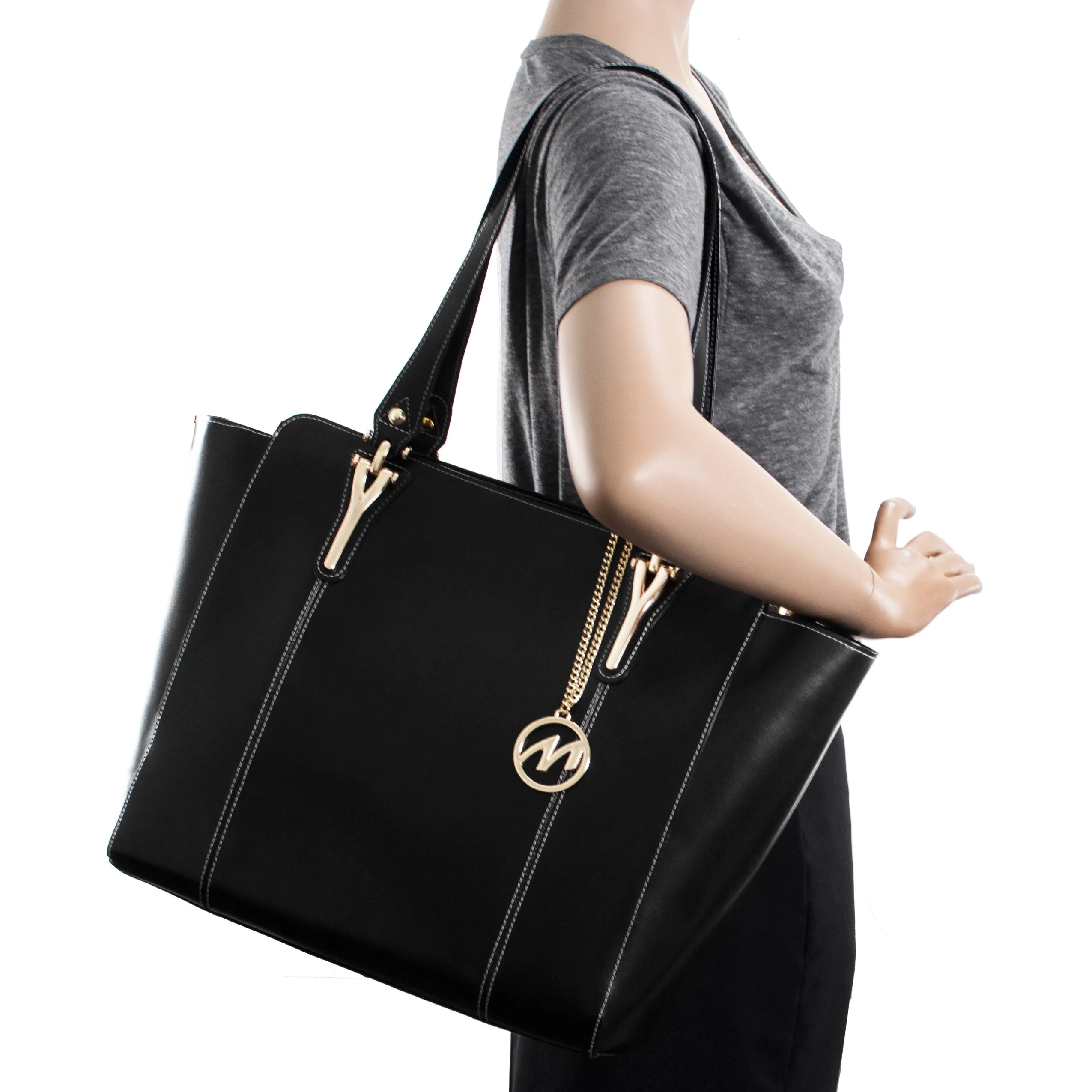 ALICIA | Leather Tablet Tote