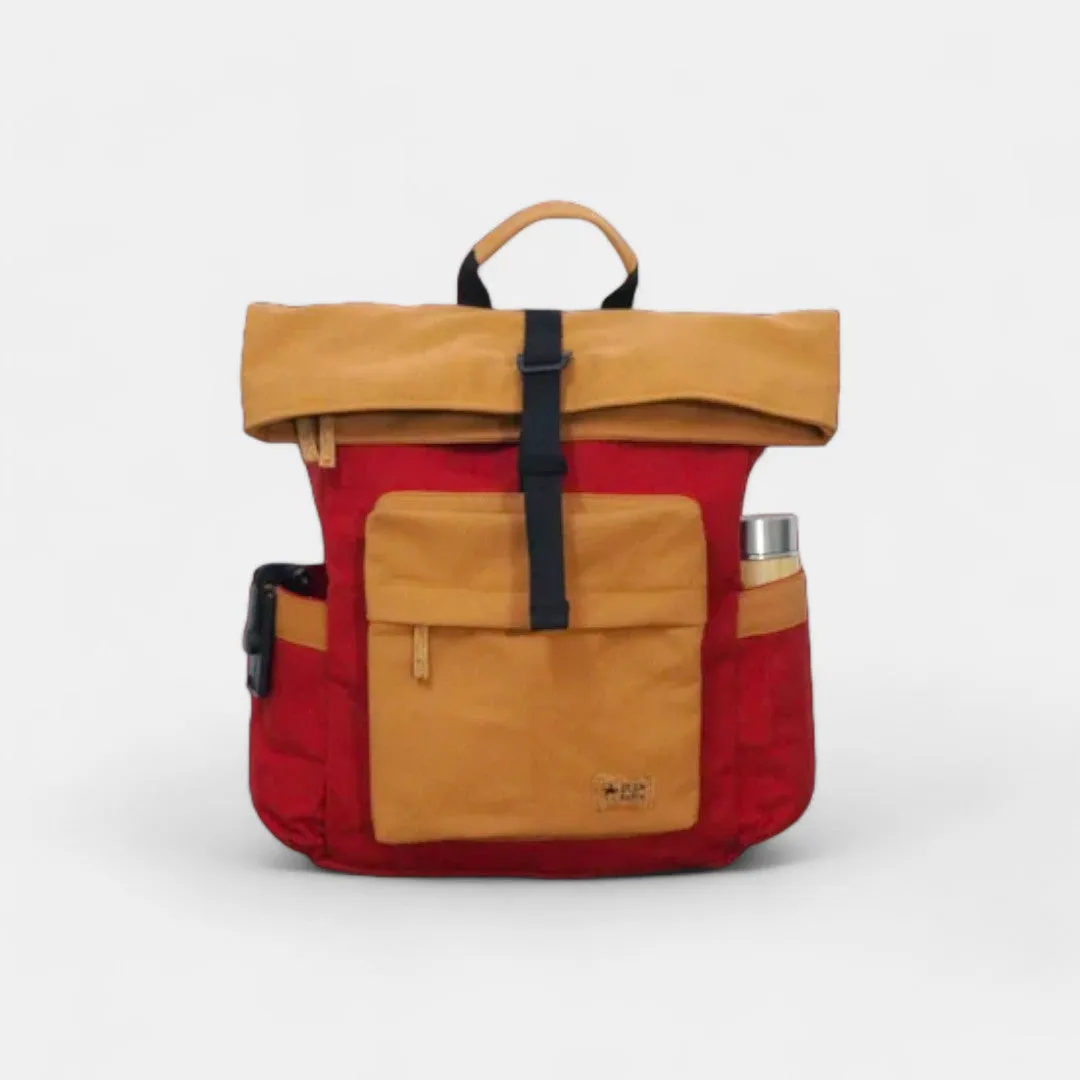 Armadillo Backpack - Water Resistant Canvas Flaptop Travel Backpack