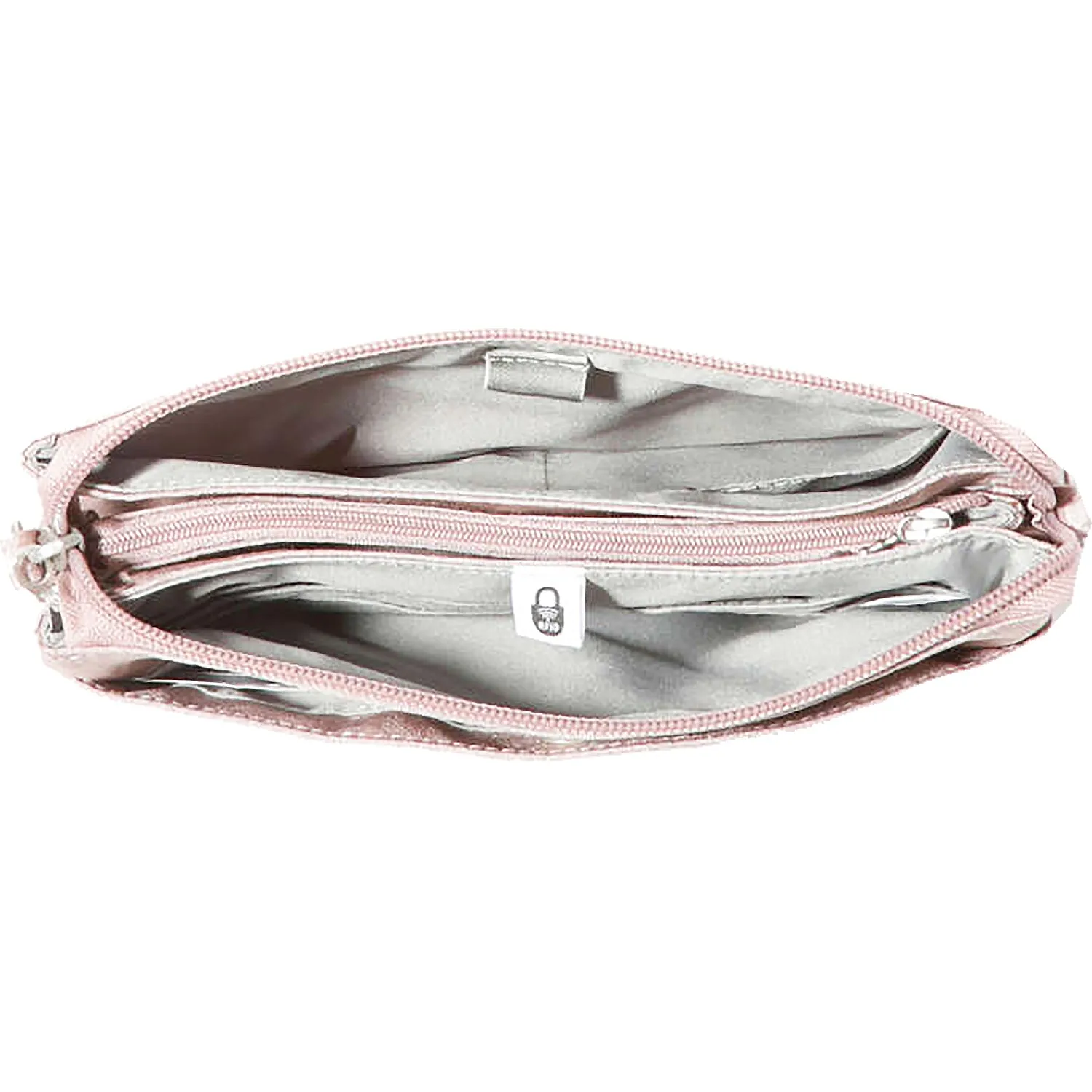 Baggallini The Only Mini Bag Blush Shimmer Nylon