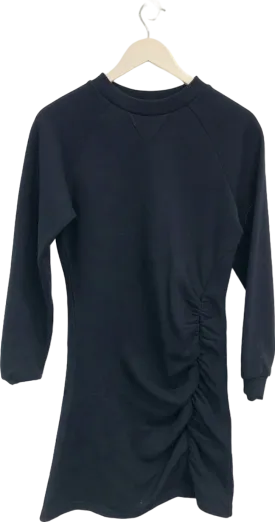 Balzac Black Ruched Dress UK XS