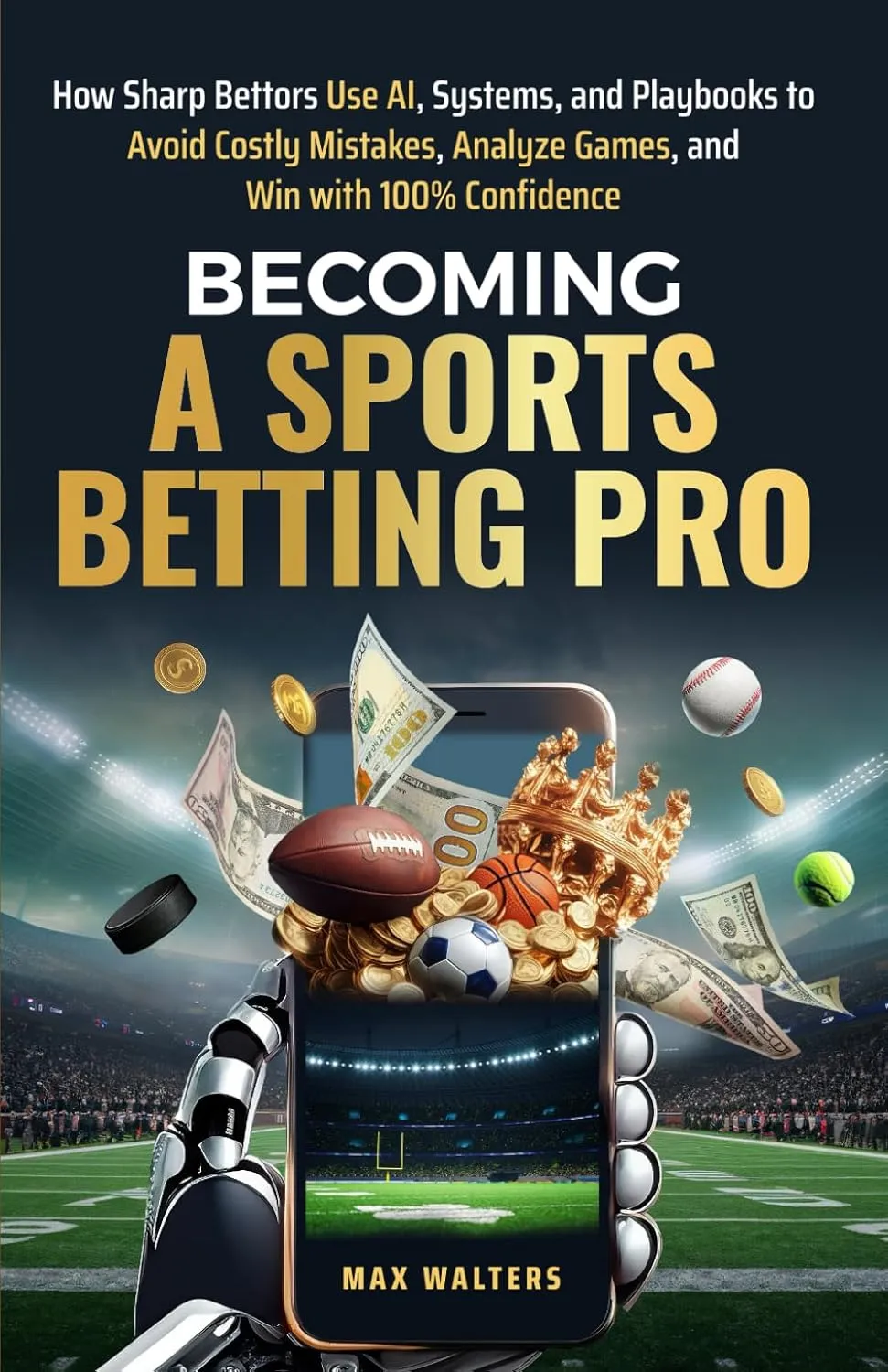 Becoming a Sports Betting Pro: How Sharp Bettors Use Al, Systems, and Playbooks to Avoid Costly Mistakes, Analyze Games, and Win with 100% Confidence Paperback  May 1, 2025