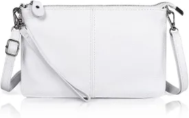 befen Genuine Leather Wristlet Clutch Wallet Purses Small Crossbody Bags for Women with RFID Blocking Card Slots