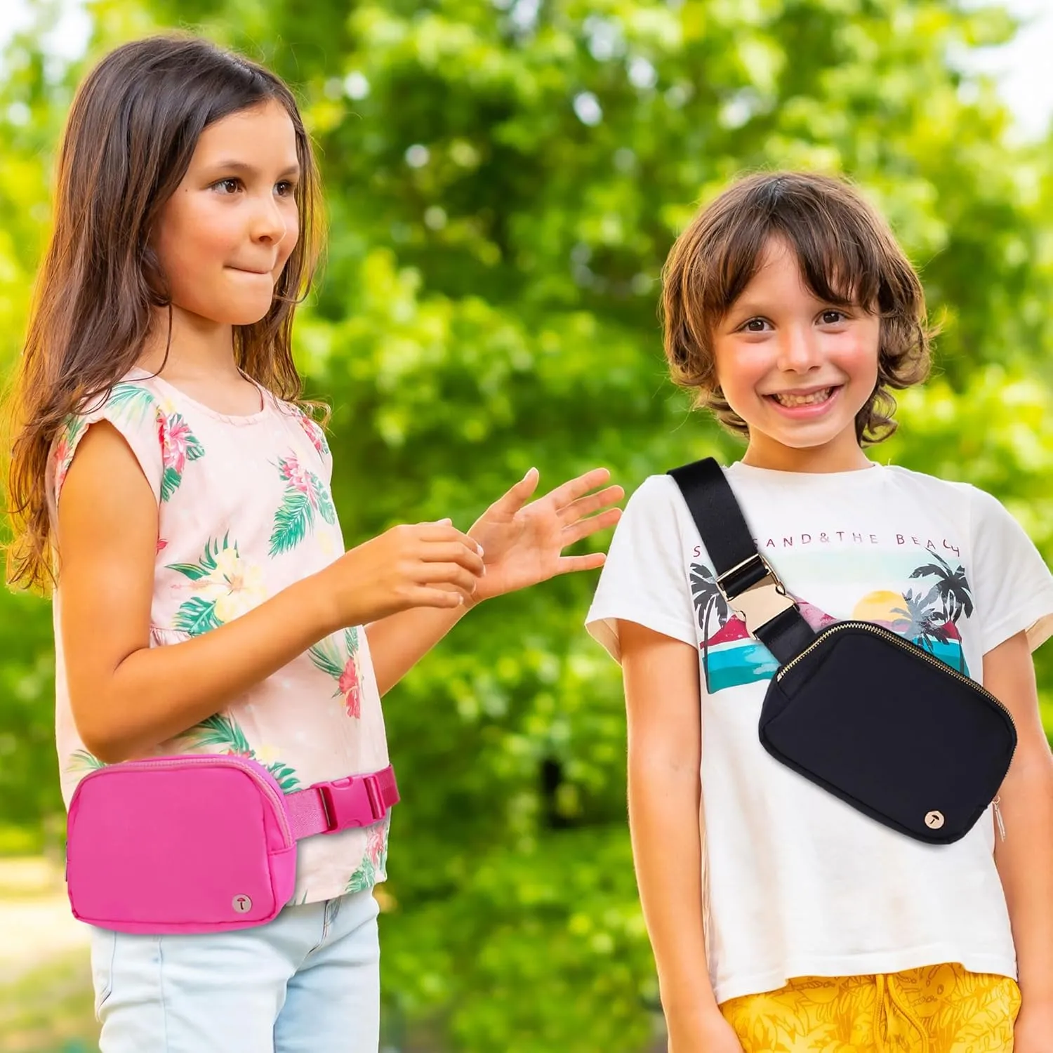Belt Bag For Women Men Fanny Pack Crossbody Bag Fashionable Waist Packs Adjustable Strap Waterproof For Travel Walking Running Hiking Black Gold