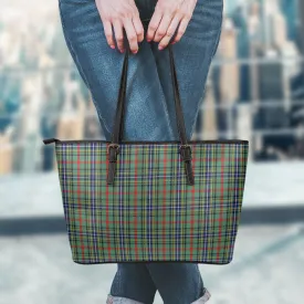 Bisset Tartan Leather Tote Bag Bisset Tartan Leather Tote Bag