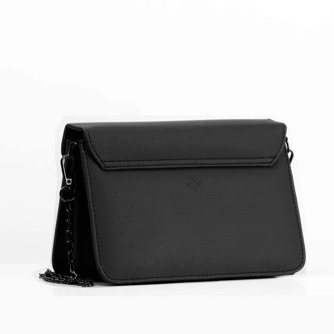 Black Mini Embossed Chain Bag Shapes