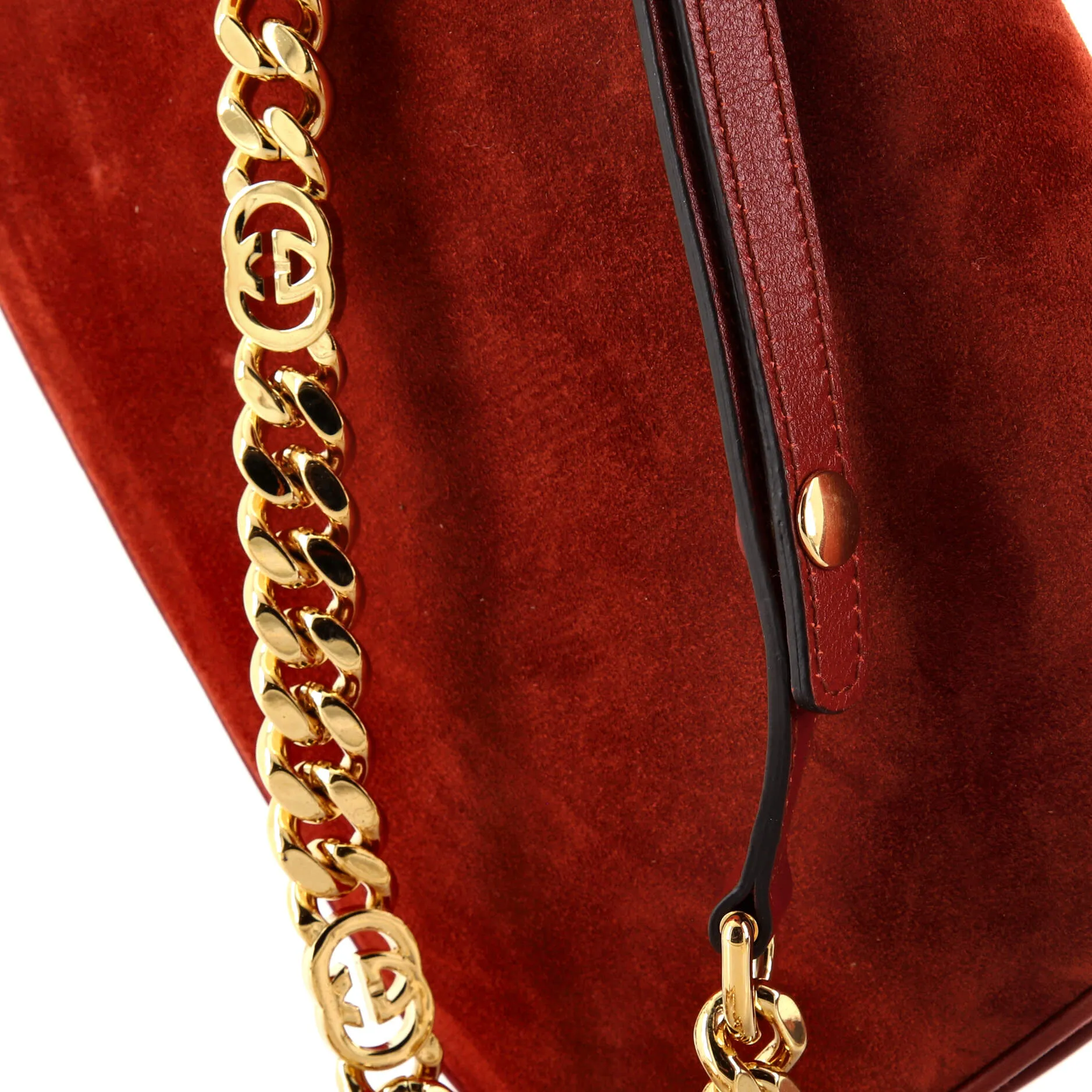 Blondie NM Chain Flap Bag Suede Small