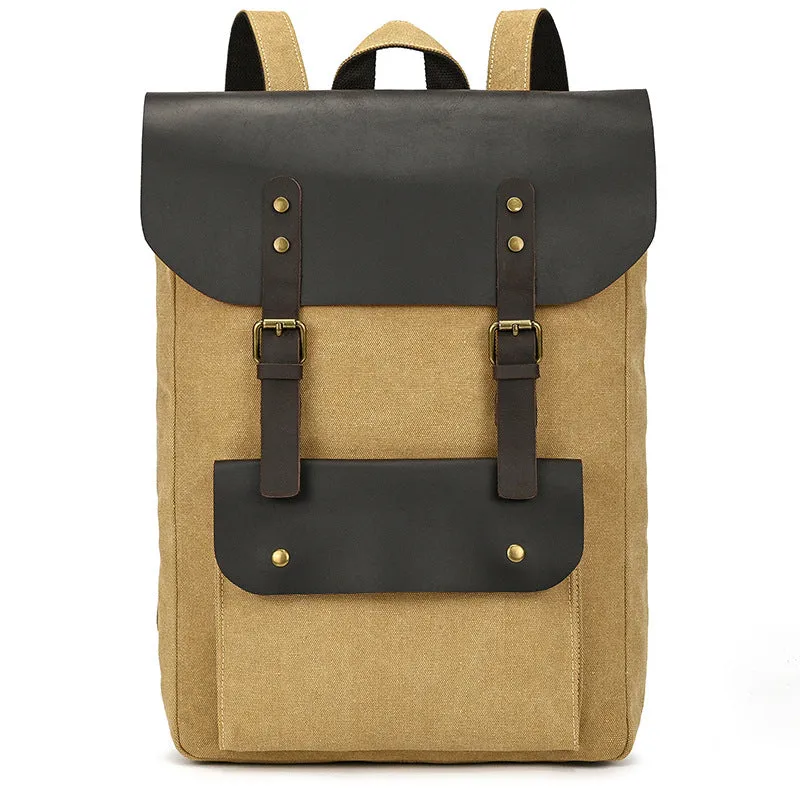 Canvas Vintage School Backpack