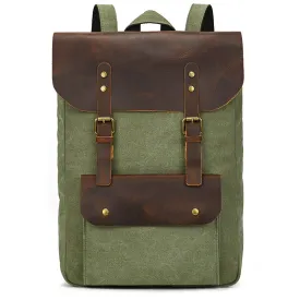 Canvas Vintage School Backpack
