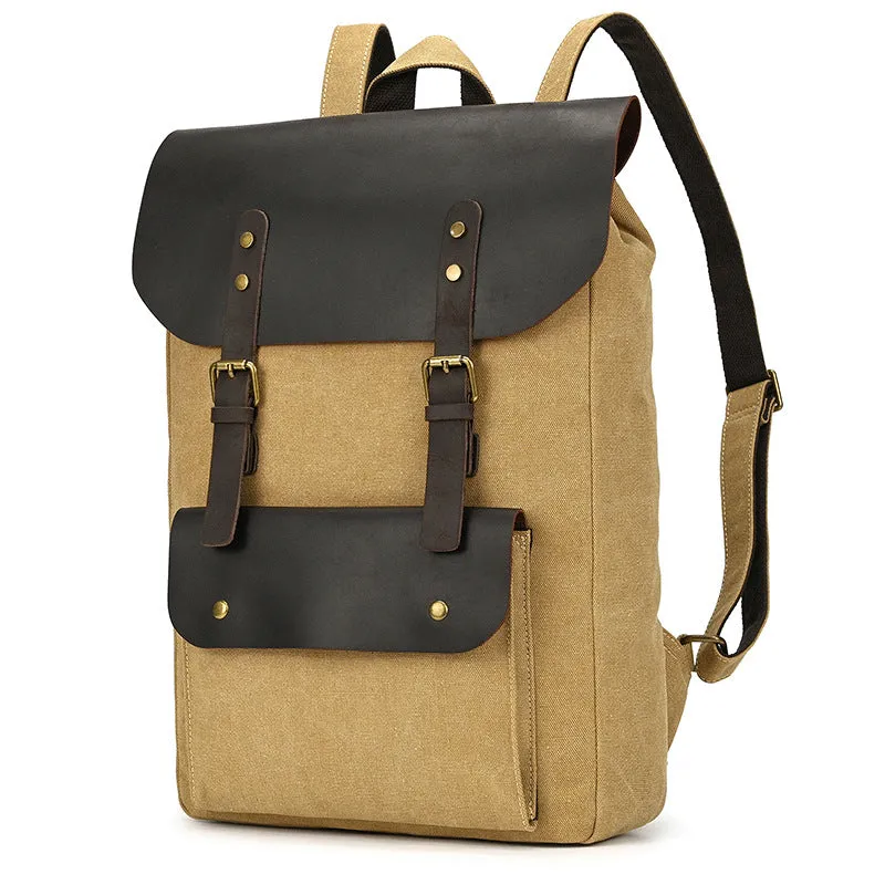 Canvas Vintage School Backpack