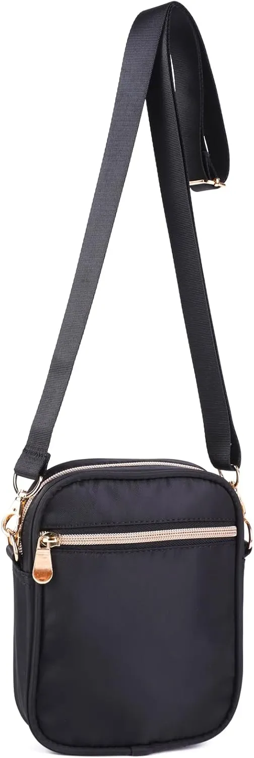 COVAX Small Crossbody Bag Purse for Women, Trendy Fleece Shoulder Handbags, Cell Phone Crossbody Bags with Credit Card Slots