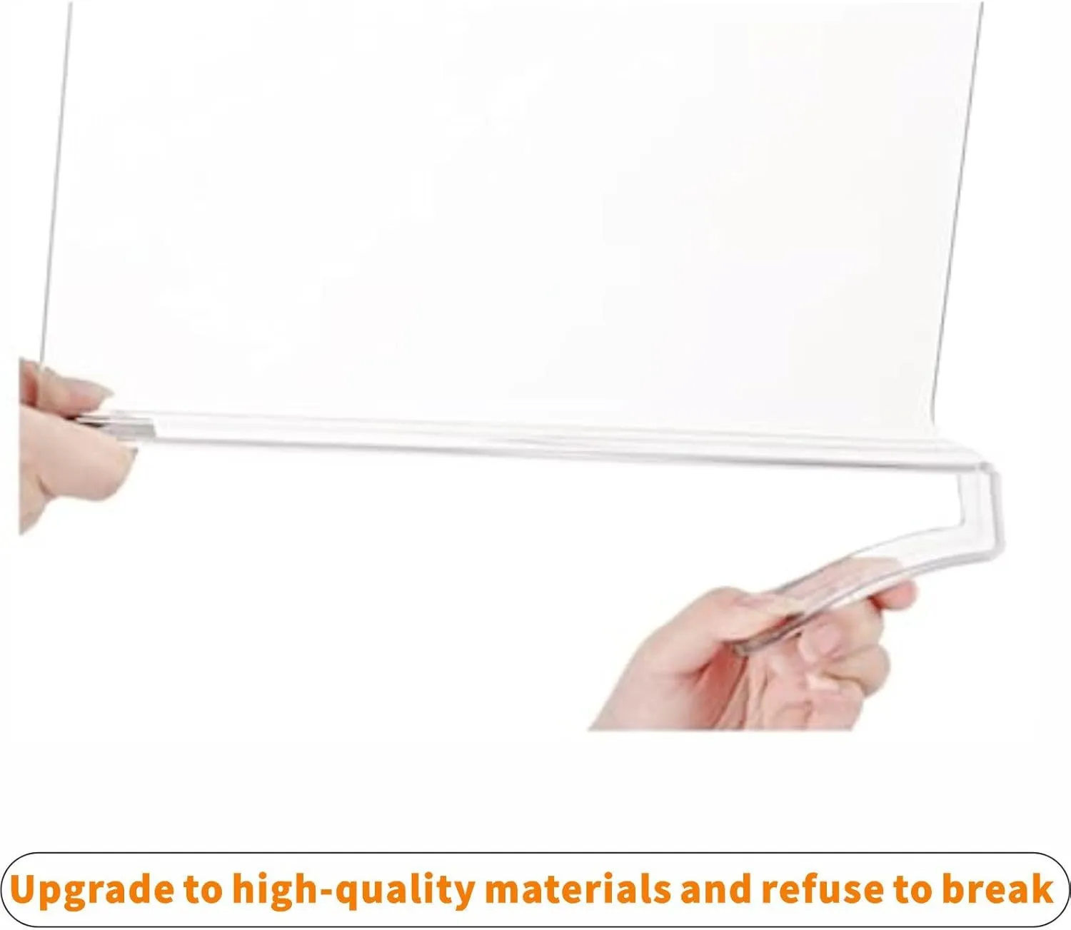 Cq acrylic Shelf Dividers for Closet Organization - 4 Pack Closet Shelf Organizer for Wood Cupboard,Shelves - T Shirt,Bag,Purse Dividers,Handbag Organizer,Plastic Shelf Separators for Sweater,Tshirt