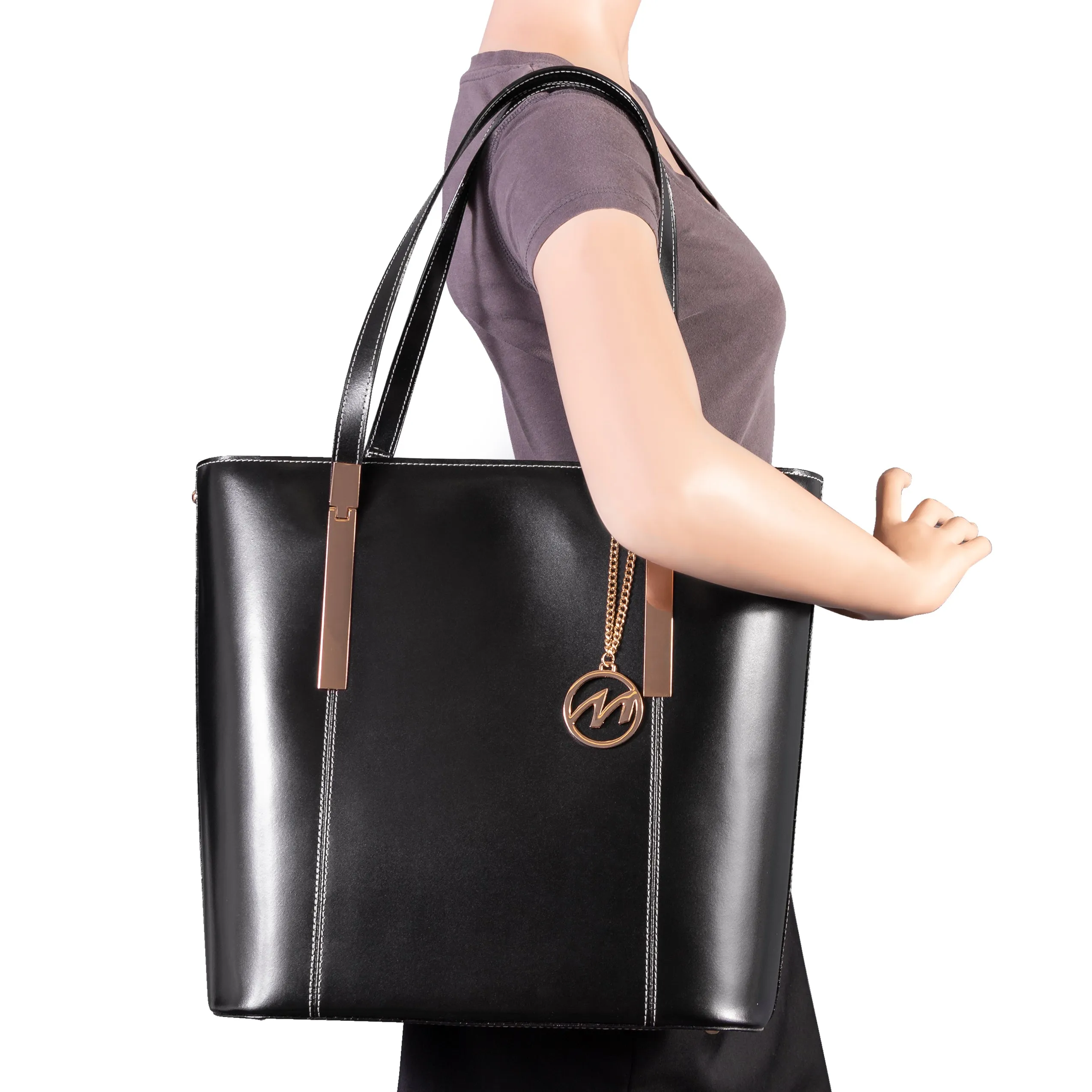 CRISTINA | Leather Tablet Tote