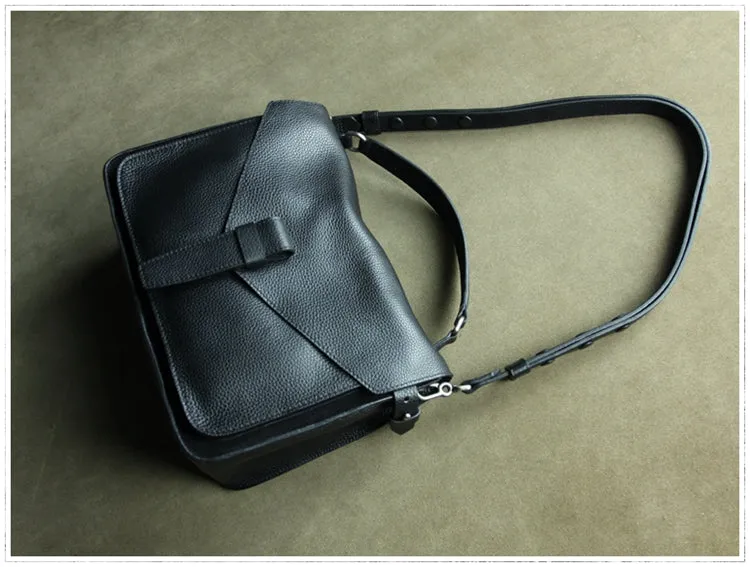 Cute Dark Gray Mini Leather Womens Satchel Handbag Small Satchel Shoulder Bag Small Satchel Bag for Women