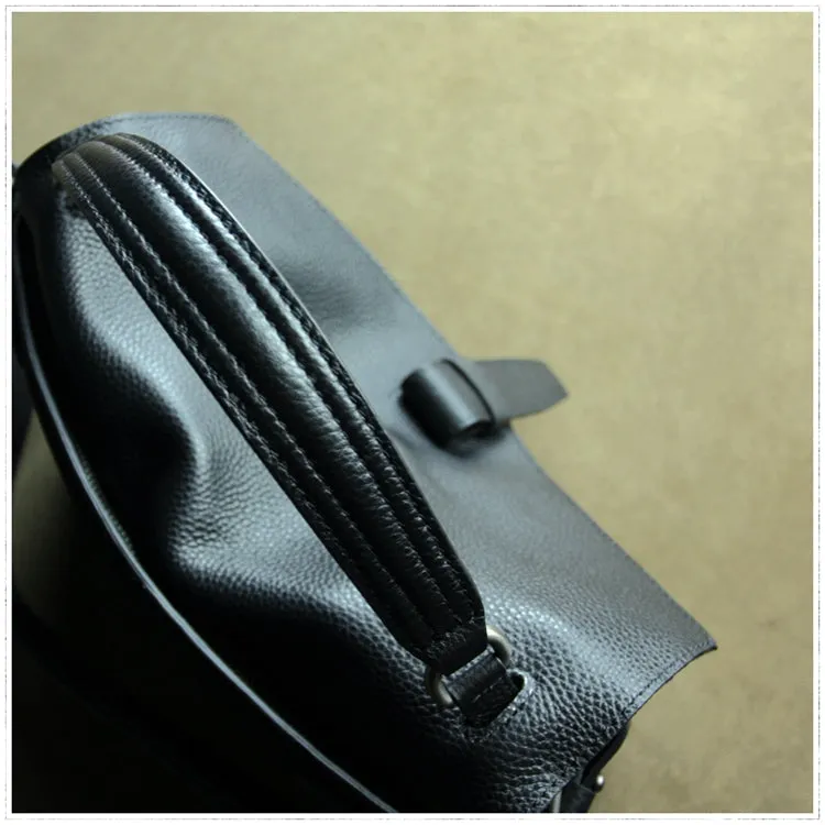 Cute Dark Gray Mini Leather Womens Satchel Handbag Small Satchel Shoulder Bag Small Satchel Bag for Women