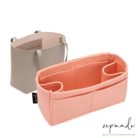 Cuyana Tote Organization Insert, Bag Organizer with Double Bottle Holders and Exterior Pockets