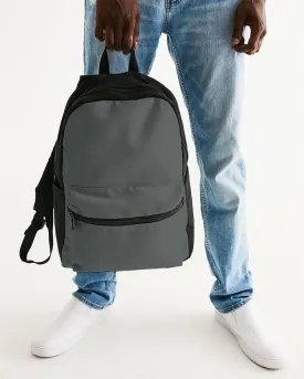 Dark Green Gray Canvas Backpack | Dark Pale Green Gray | C10M0Y10K80