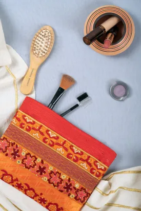 Dupion Silk Clutch By Shrujan