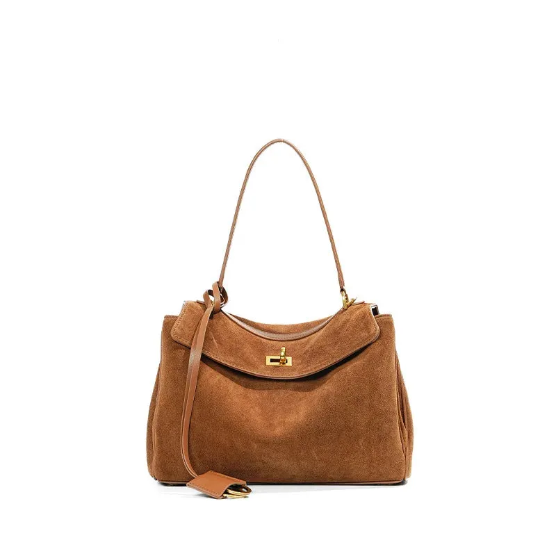 Ember Suede Tote Bag