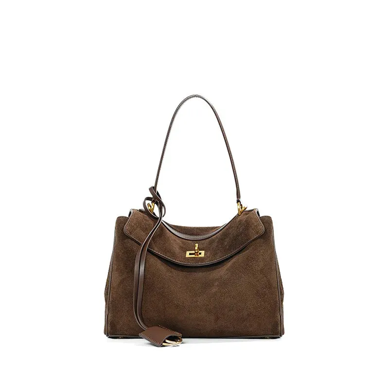 Ember Suede Tote Bag