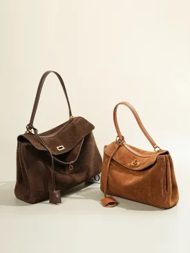 Ember Suede Tote Bag