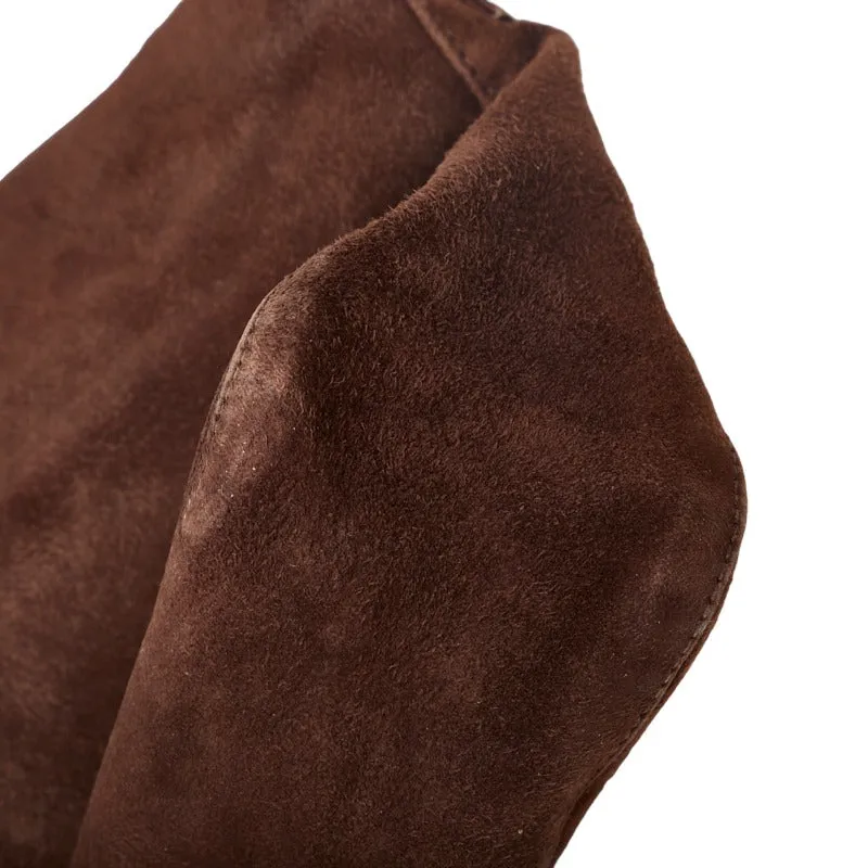 Fendi Suede Shoulder Bag - '10s