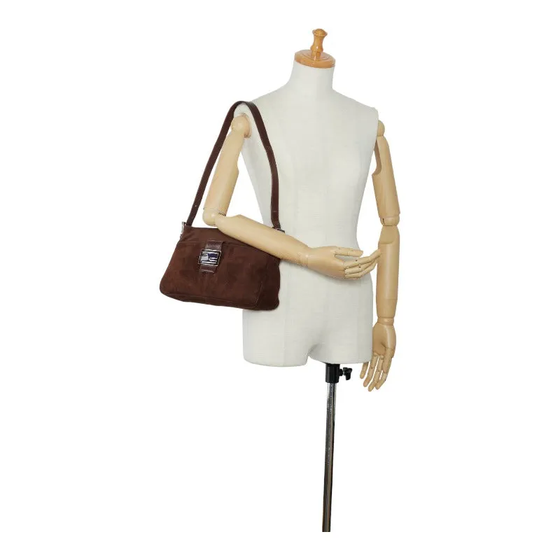 Fendi Suede Shoulder Bag - '10s