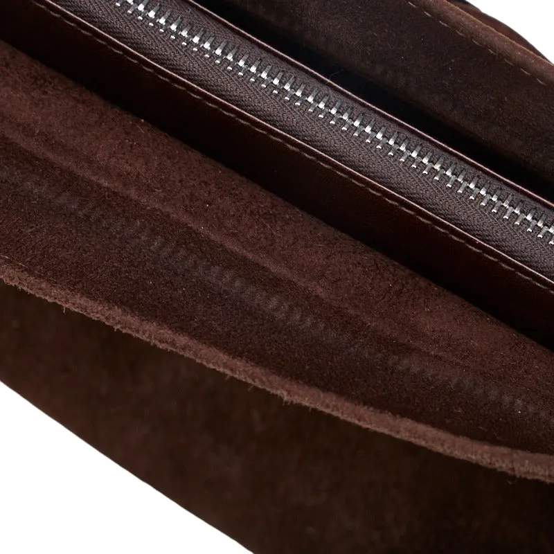 Fendi Suede Shoulder Bag - '10s
