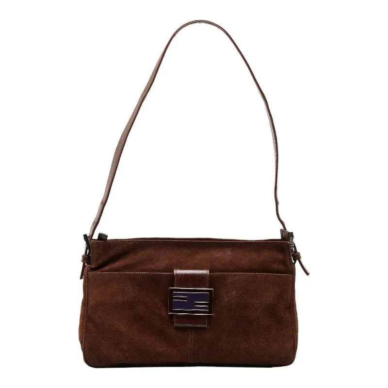 Fendi Suede Shoulder Bag - '10s
