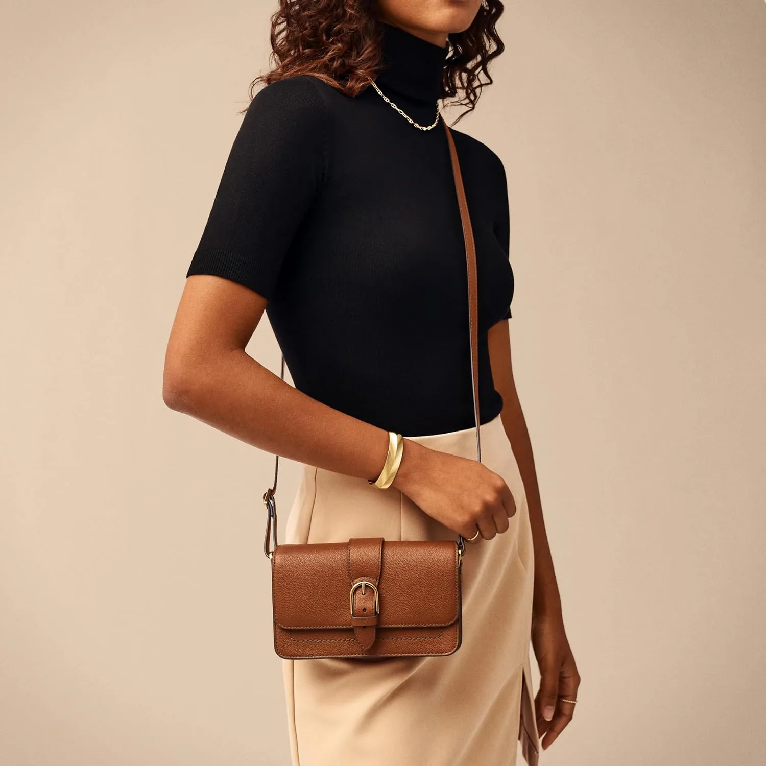 Fossil Women's Zoey Leather Crossbody Bag