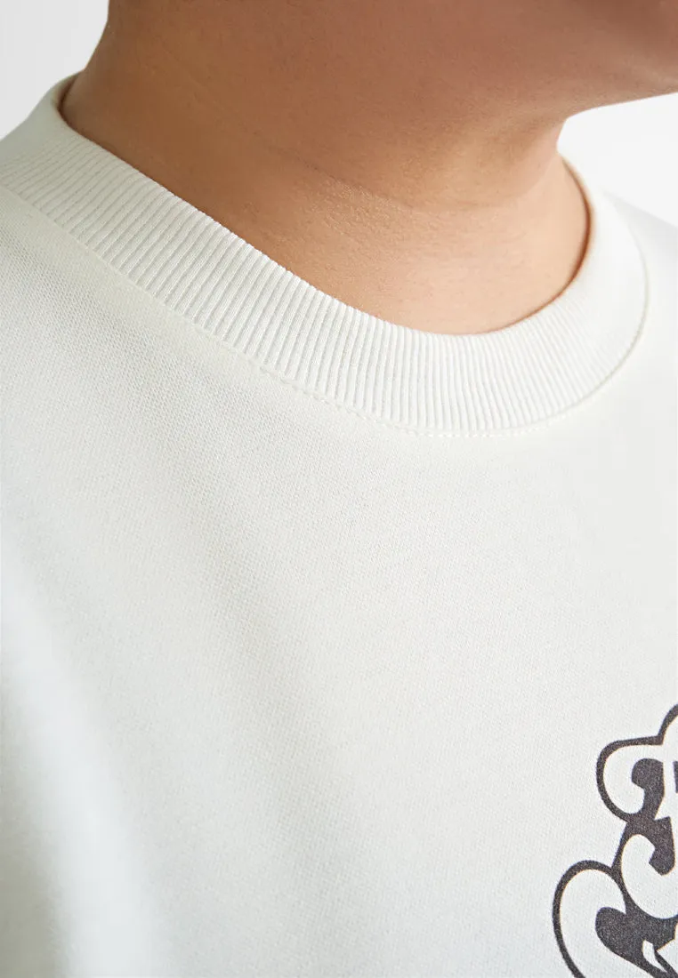 Gabby Structured Graphic Sweater Tee