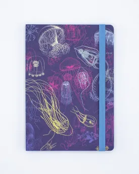 Go With the Flow Jellyfish A5 Softcover Notebook