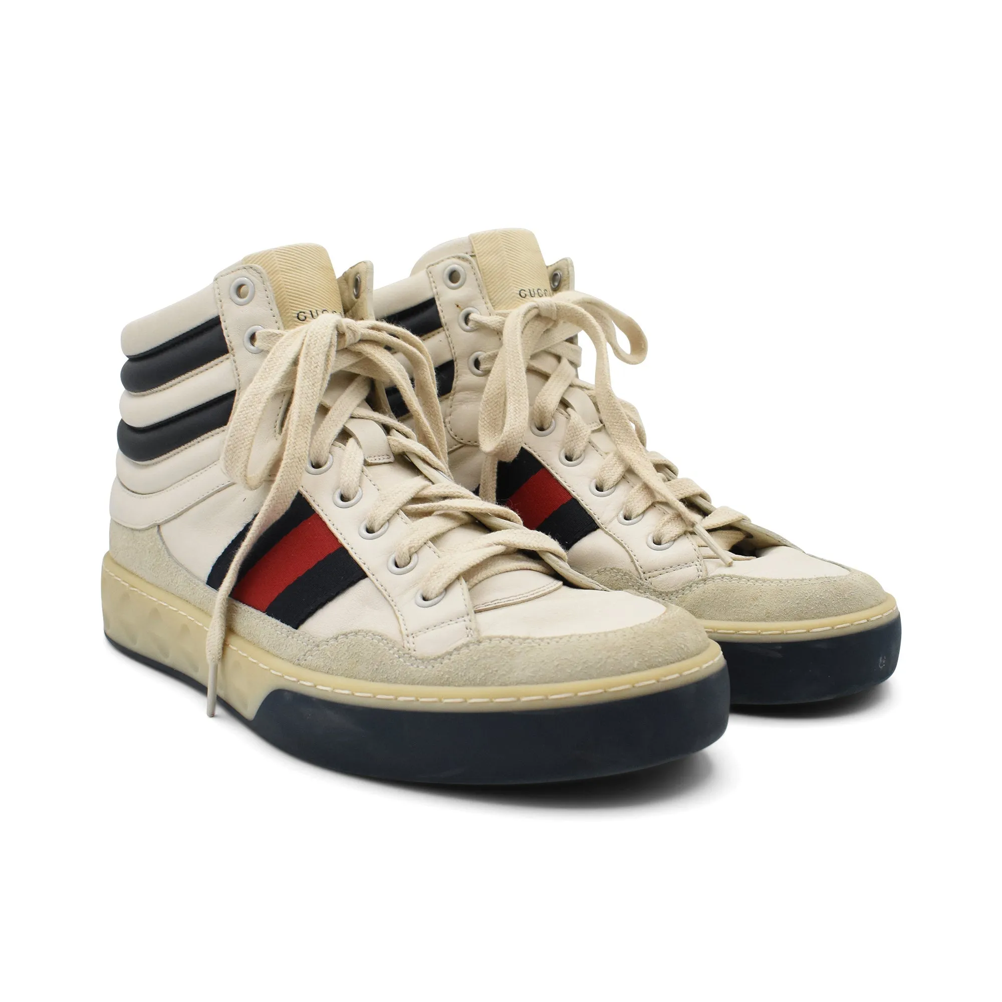 Gucci 'Ace' High-Top Sneakers - Men's 7