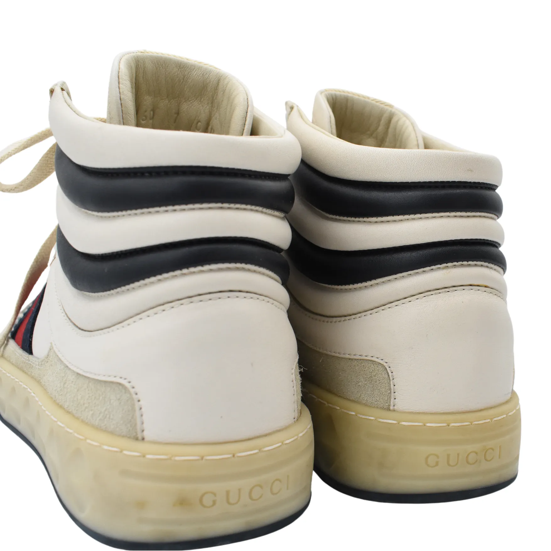 Gucci 'Ace' High-Top Sneakers - Men's 7