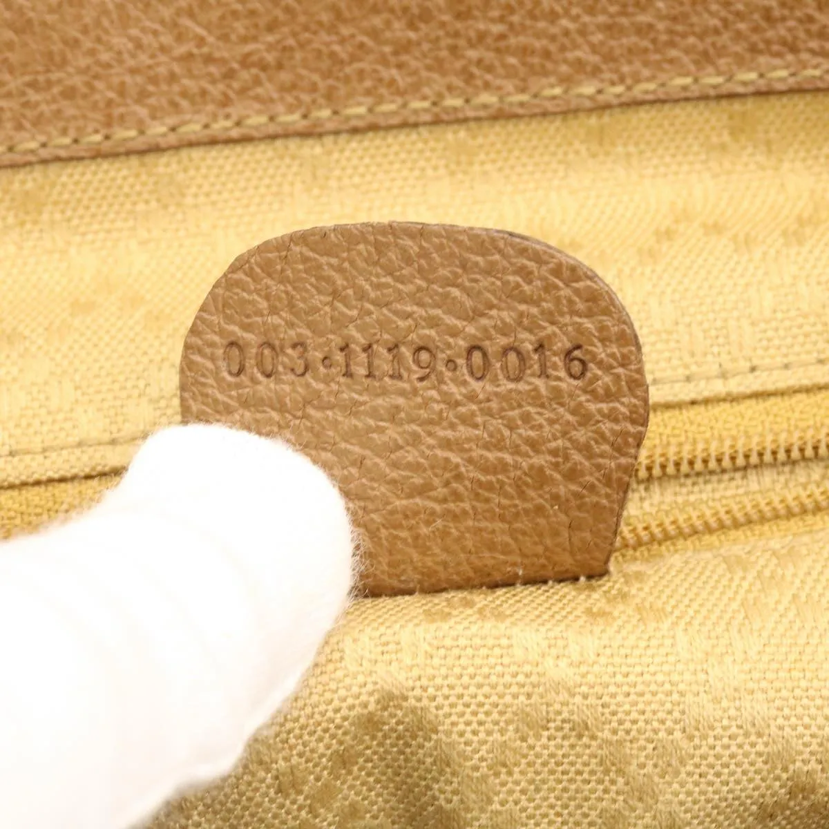 GUCCI Bamboo Backpack Suede Brown  ds086