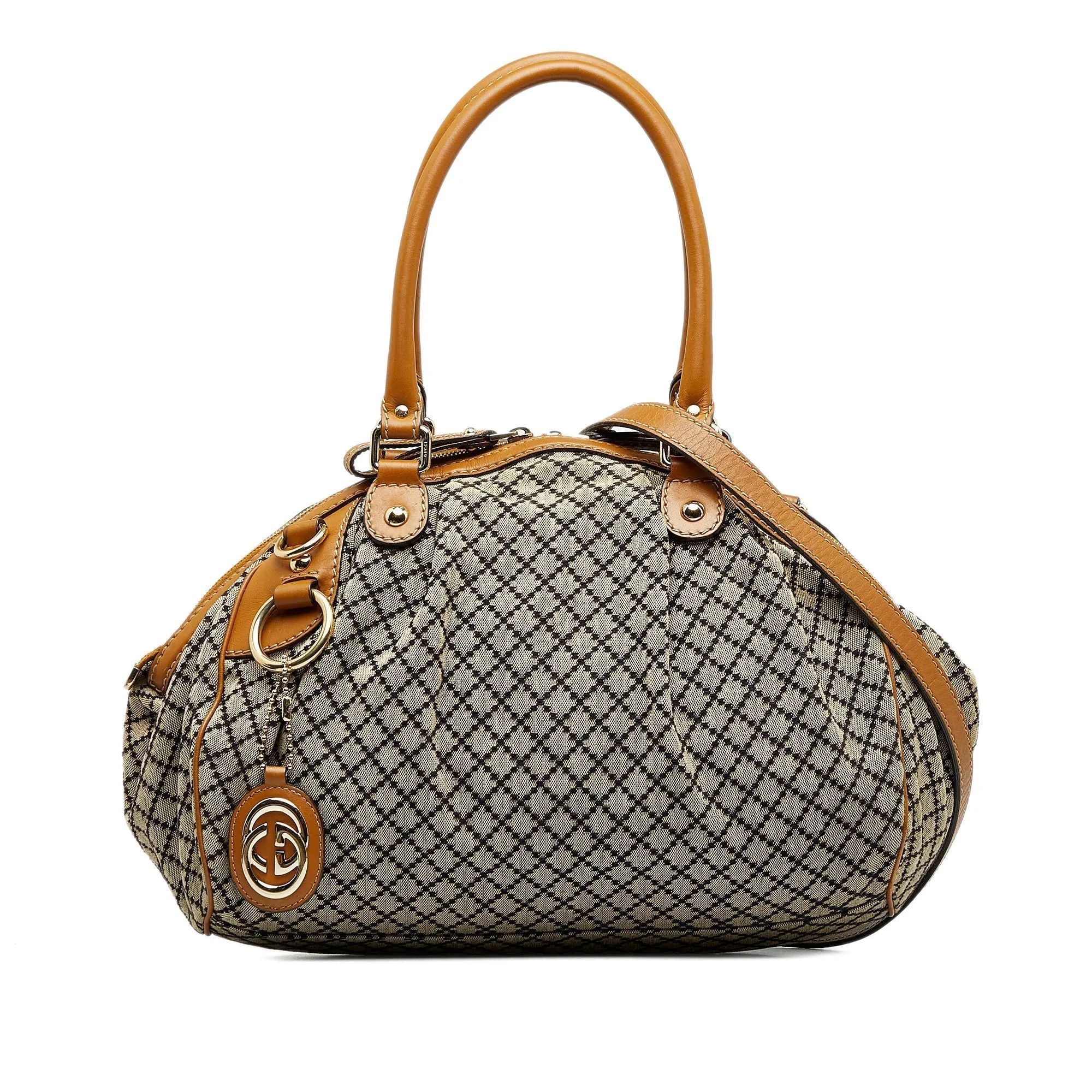 GUCCI Diamante Sukey Satchel