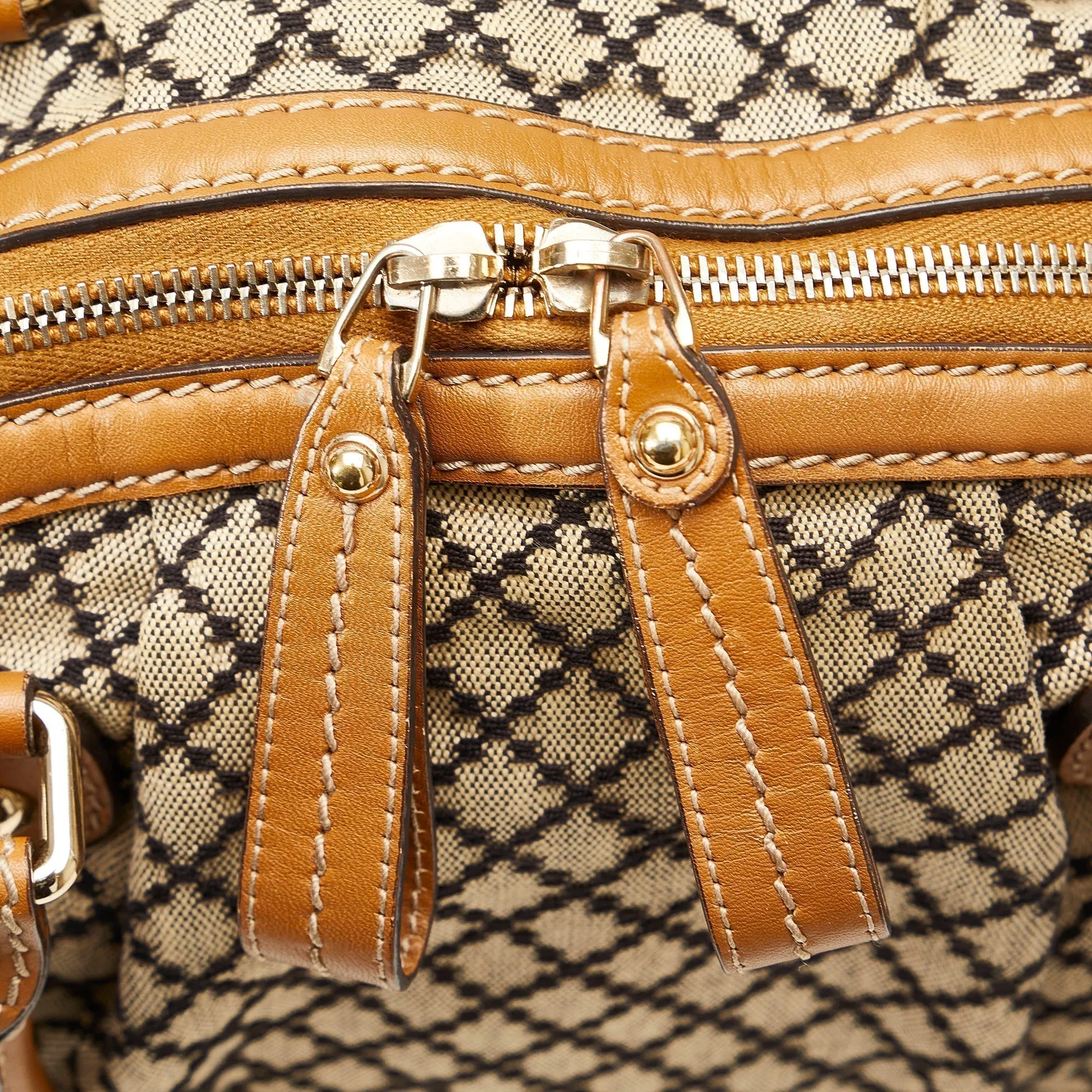 GUCCI Diamante Sukey Satchel