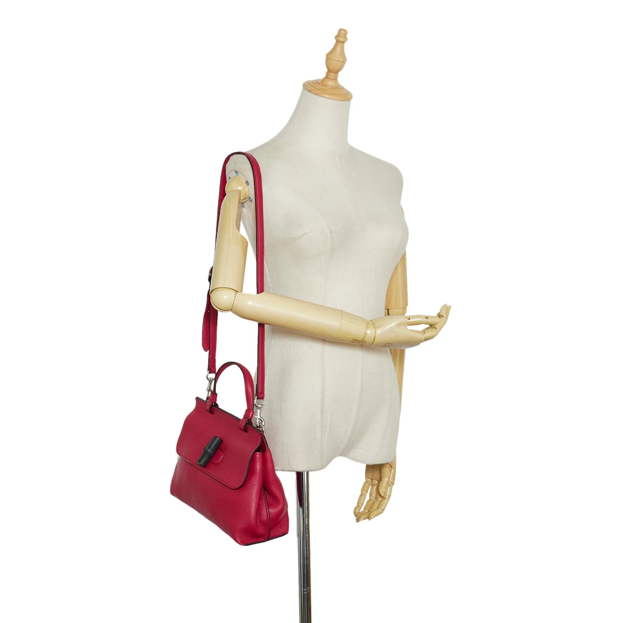 GUCCI Medium Bamboo Daily Satchel