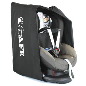 iSafe Universal Carseat Travel / Storage Bag For Britax Multi-Tech II Car Seat (Black Thunder)