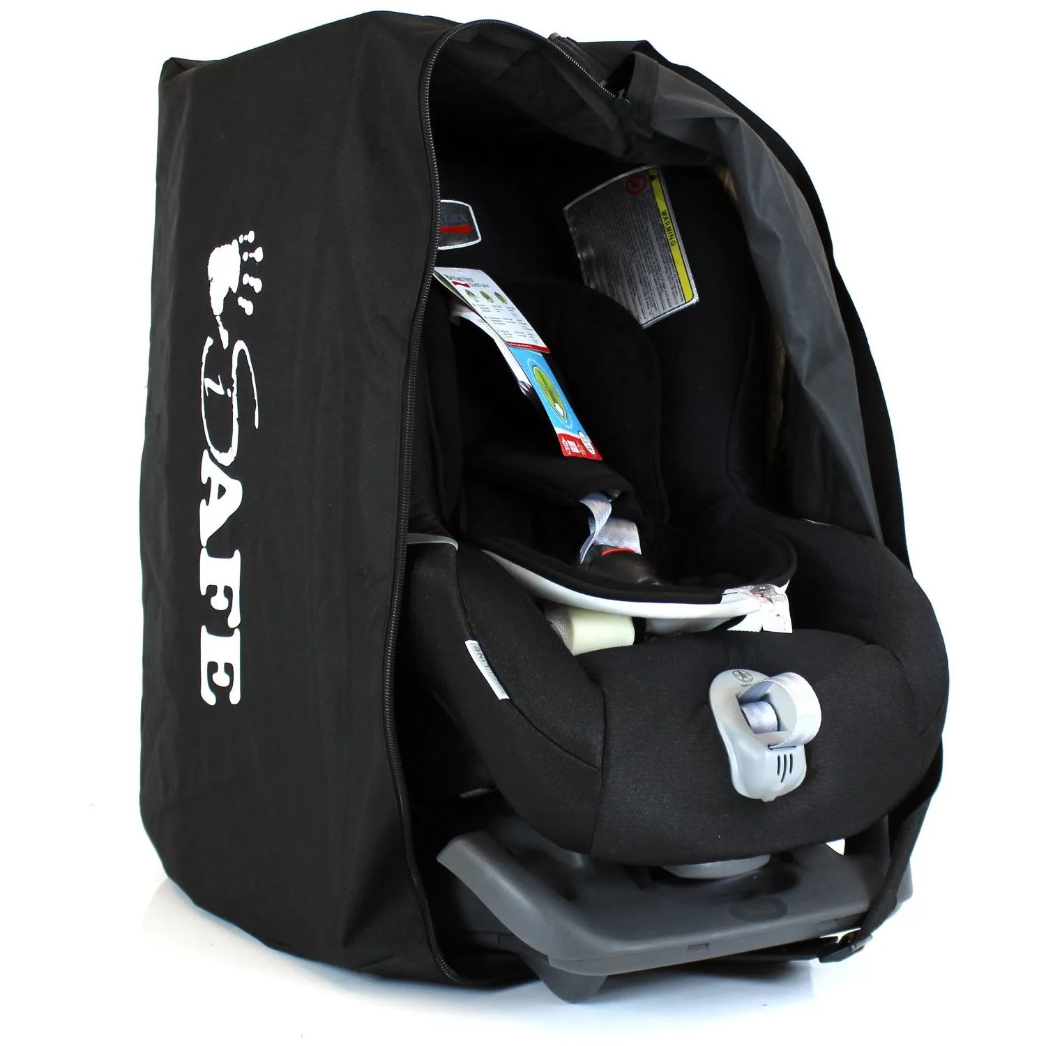 iSafe Universal Carseat Travel / Storage Bag For Britax Multi-Tech II Car Seat (Black Thunder)