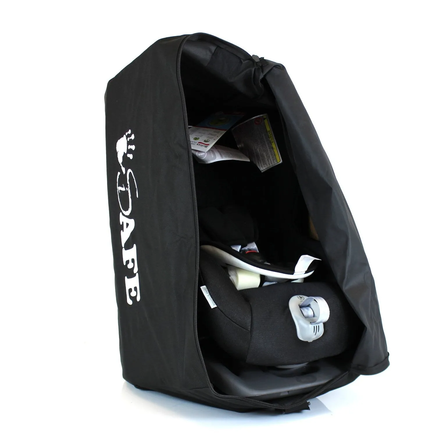 iSafe Universal Carseat Travel / Storage Bag For Britax Multi-Tech II Car Seat (Black Thunder)
