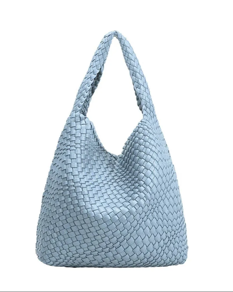 Johanna Sky Recycled Vegan Shoulder Bag