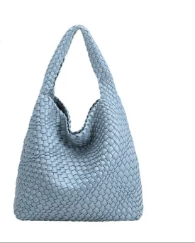 Johanna Sky Recycled Vegan Shoulder Bag