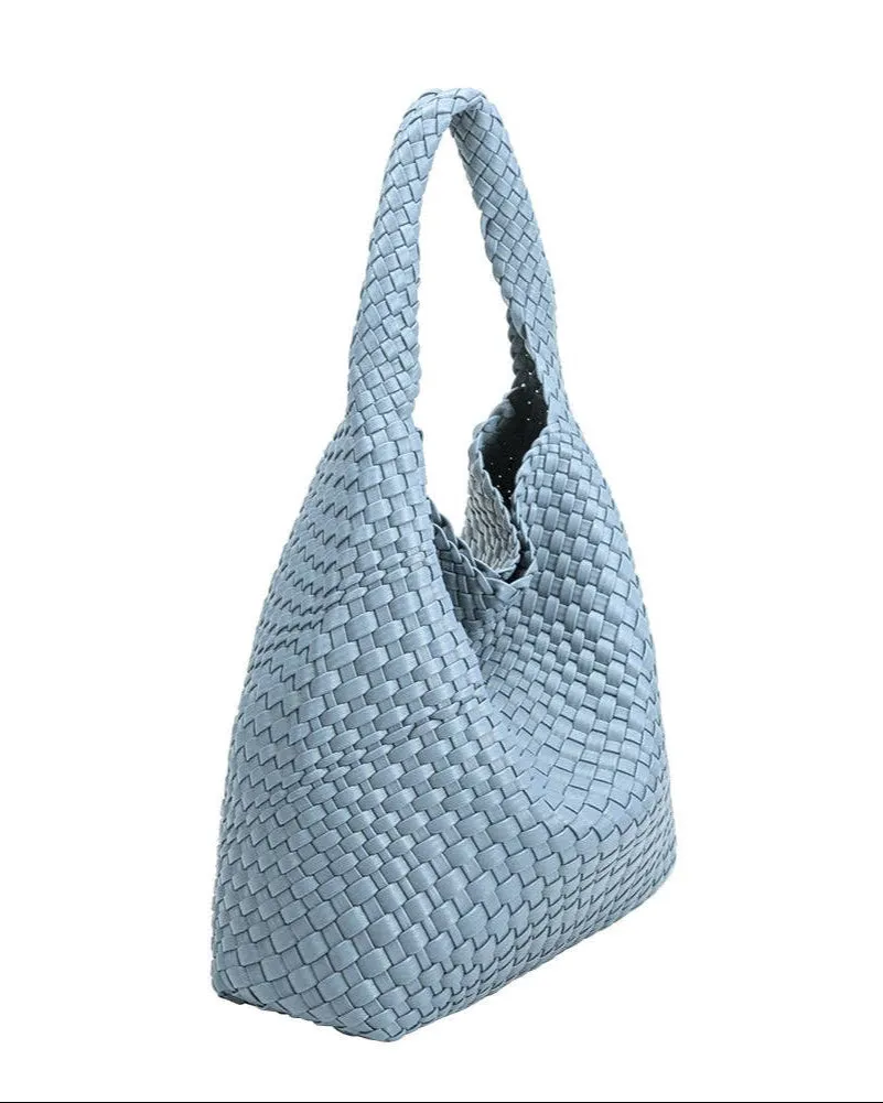 Johanna Sky Recycled Vegan Shoulder Bag