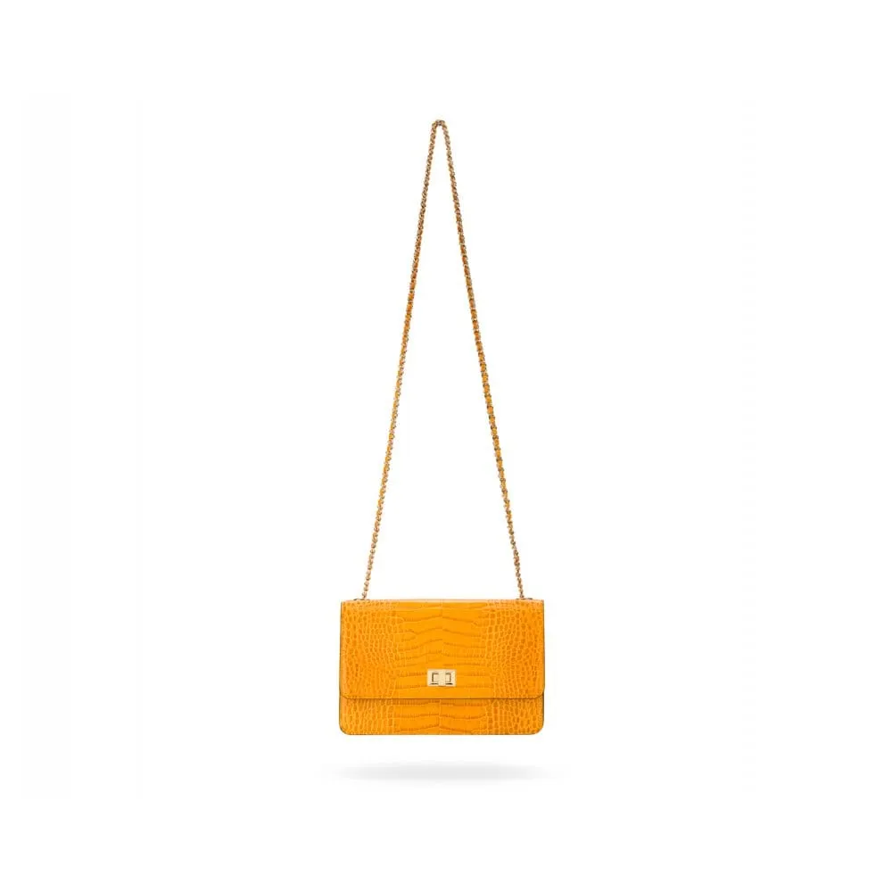Julia Bag - Yellow Croc