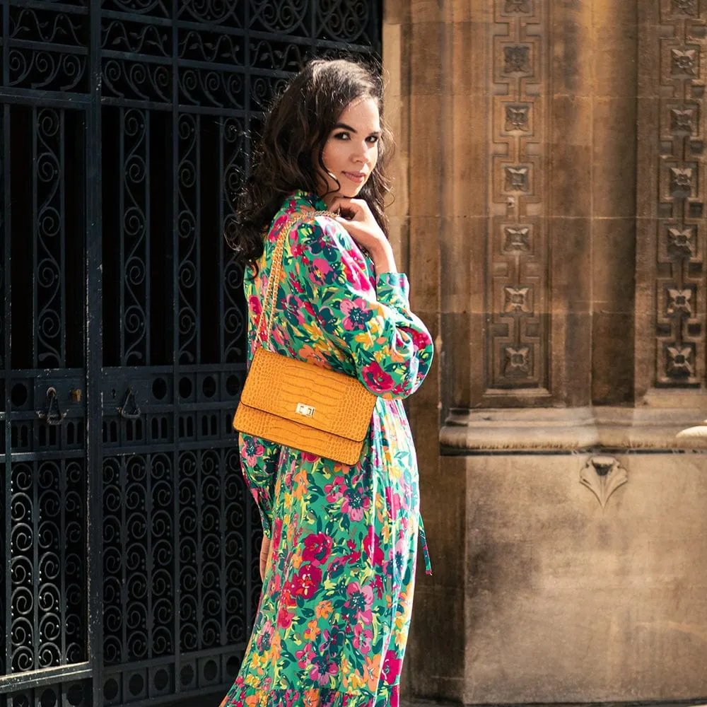 Julia Bag - Yellow Croc