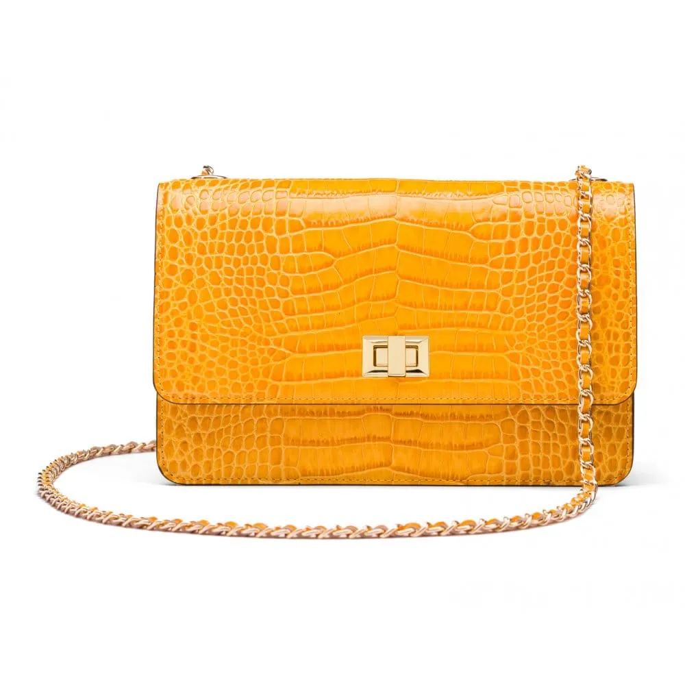 Julia Bag - Yellow Croc